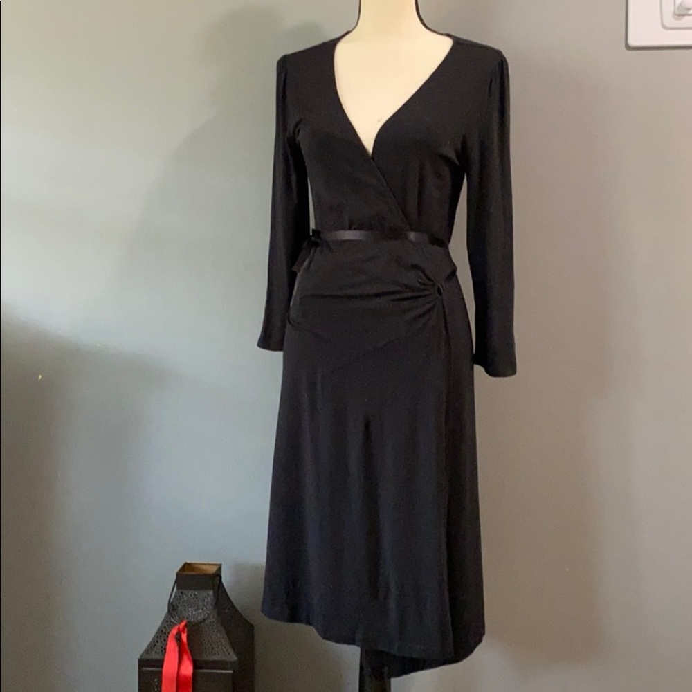 Express wrap dress 3/4 sleeve